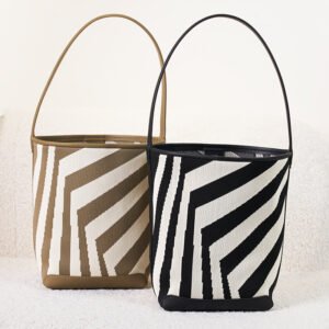 Geometric Bucket Bag