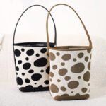 Polka Dot Bucket Bag